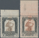 Italienisch-Libyen: 1926, Legionary 1c. Black/brown And 2c. Black/red-brown Both Perf. 11 Upper Marg - Libya