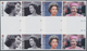 Kiribati (Gilbert-Inseln): 2006, 80th Birthday Of QEII Complete Set Of Four In Vertical IMPERFORATE - Kiribati (1979-...)