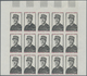 Komoren: 1971, General De Gaulle Complete Set Of Two In IMPERFORATE Blocks Of 15 From Upper Right Co - Comoros