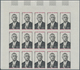 Komoren: 1971, General De Gaulle Complete Set Of Two In IMPERFORATE Blocks Of 15 From Upper Right Co - Komoren (1975-...)