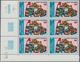 Komoren: 1975, Traditional Dances Complete Set Of Two In Blocks Of Six From Lower Left Corner With P - Comoros