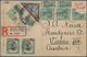 Liberia - Dienstmarken: 1914, 14 Stamps (mostly With "Of" Imprints) On Registered Picture Card With - Liberia