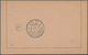 Madagaskar: 1897 Postal Stationery Lettercard 1901 Sent From Diego-Suarez By French Shipmail To S'Gr - Andere & Zonder Classificatie