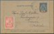 Madagaskar: 1897 Uprated With 10 Cent. Red Postal Stationery Lettercard Sent 1909 From Diego-Suarez - Andere & Zonder Classificatie