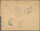 Madagaskar: 1907 Letter With Contents Of Maevatanana With The Right Postal Rate Of 5x5 Cent. Red On - Andere & Zonder Classificatie