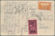 Marokko: 1936: Maroc P/s Card 5c. On 10c., Uprated 2f., 50c. And 5c., Used To Germany Per Airmail. I - Unused Stamps