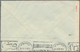 Marokko: 1951, "PAS DE SERVICE VIA ISRAEL", Violet Straight Line On Cover From Morocco 9.1.51 To Bey - Nuevos