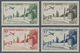 Marokko: 1952, Prepared But UNISSUED Airmail Issue For General Leclerc Monument At Temara Complete S - Unused Stamps