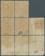 Marokko: 1906. Demnat à Marrakech. Bloc De 4, Cdf, Signé Scheller, Superbe: 10/20c, Lie De Vin. RRR! - Unused Stamps