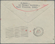 Marshall-Inseln (Republik): 1948, Letter Bearing Two 2½d. Blue (one Stamp Faulty) From "LONDON 21 DE - Marshalleilanden