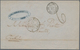 Martinique: 1860 Folded Cover From St. Pierre With Railway Mail TPO Calais Via Paris To Nantes, Hori - Andere & Zonder Classificatie