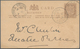 Mauritius: 1910/1919. Calling Card Size Small Postal Stationery Envelope 2c Brown Addressed To Moka - Mauritius (...-1967)