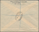 Mauritius: 1942, 12 C Salmon And 20 C Blue KGVI., Tied By Oval Dater REGISTERED / G.P.O.MAURITIUS, 1 - Mauricio (...-1967)