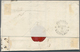 Mexiko: 1875, Incoming Mail With 1 Shilling Green Vertical Pair From London Via Liverpool To Mexico - Mexico