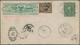 Mexiko - Ganzsachen: 1885 WELLS FARGO: Postal Stationery Envelope 15c. With Mexican Stamp 12c. Used - Mexico