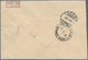 Neuguinea - N.W. Pacific Islands: 1917, 2s. Brown, Inverted Watermark, Single Franking On Registered - Papúa Nueva Guinea