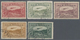 Neuguinea: 1939, Bulolo Goldfields Airmail Issue Complete Set Of 14 To £1 Olive-green, Good To Fine - Papua New Guinea