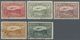 Neuguinea: 1939, Bulolo Goldfields Airmail Issue Complete Set Of 14 To £1 Olive-green, Good To Fine - Papoea-Nieuw-Guinea