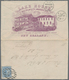 Neuseeland: 1881 (August), QV 6d. Blue Single Use On Cover Cancelled With Barred Numeralm 'A/42' Add - Andere & Zonder Classificatie