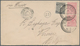 Neuseeland: 1898/1910 A Cover And A Ppc To Scarce Destinations, With 1) 1898 Cover From Dunedin To B - Other & Unclassified