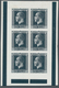 Neuseeland: 1915 (ca.), KGV ½d. Black Imperforate PROOF Booklet Pane Of Six With Bars In Selvedge On - Other & Unclassified