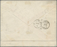 Nicaragua: 1886, 10c. Vermilion 1869-71 Issue On White Paper, Perf. 12, On Envelope Tied By Numeral - Nicaragua