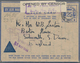 Delcampe - Ostafrikanische Gemeinschaft: 1944, Air Mail Letter Cards With Blue Value Tablet "25 CENTS / N 4", A - África Oriental Británica