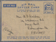 Delcampe - Ostafrikanische Gemeinschaft: 1944, Air Mail Letter Cards With Blue Value Tablet "25 CENTS / N 4", A - África Oriental Británica