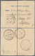 Ostafrikanische Gemeinschaft: 1953/54 Two Uprated Registered Postal Stationery Envelopes From Morogo - British East Africa