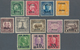 Panama-Kanalzone: 1924-26 Short Set Of Nine Definitives Optd. "CANAL/ZONE" Including 1c., 2c., 5c., - Panama