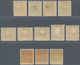 Panama-Kanalzone: 1924-26 Short Set Of Nine Definitives Optd. "CANAL/ZONE" Including 1c., 2c., 5c., - Panama