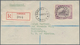 Papua: 1929, Registered Letter From SAMARAI With 6 D Definitive To Oakland, CA. Sveral Transit And A - Papua New Guinea