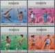 Penrhyn: 1980 Olympic Games Moscow 80 Diving Phase Printings Of Different Colours (ex Fournier) - Penrhyn