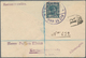 Rio De Oro: 1907, 3 Pts. Green Tied "RIO DEL ORO 13 SEP 1907" To Registered Cover To Germany, On Rev - Rio De Oro