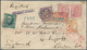 Samoa: 1894, SAMOA-USA COMBINATION LETTER, J.Davis Private Mail 2d. Dull Orange And Pair 2½d. Rose O - Samoa