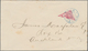 Samoa: 1895, 1s. Rose-carmine Diagonally Bisected On Cover From "APIA 19 MY 95" To Auckland With Arr - Samoa