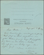 Senegal: 1892 Postal Stationery Doublecard With Attached Unused Reply Part Sent 1898 From Rufisque V - Andere & Zonder Classificatie