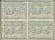 Spanisch-Marokko: Design "Madrid" 1920 International Reply Coupon As Block Of Four Fr. 1,30 Maroc (á - Spanish Morocco