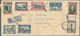 Süd-Rhodesien: 1940 Registered Cover With Full Set Of 8 Stamps Half A Penny To One Shilling On The O - Rodesia Del Sur (...-1964)