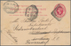 Kap Der Guten Hoffnung - Ganzsachen: 1900 (7.7.), Stat. Postcard QV In Oval 1d. Red With Picture On - Kaap De Goede Hoop (1853-1904)