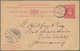 Oranjefreistaat: 1904 Commercially Used Postal Stationery Doublecard With Attached Reply Part From S - Orange Free State (1868-1909)