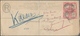 Transvaal: 1902 Uprated With Block Of Four Of 1 Penny Red/grey Registered Postal Stationery Envelope - Transvaal (1870-1909)