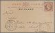 Zululand: "LOWER TUGELA ZULULAND DE 9 1896" Cds On Overprinted 1/2d Postal Stationery Card Of Great - Zululand (1888-1902)