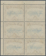 Südafrika: 1927, Definitives "Pictorials", 10s. Bright Blue/brown, Block Of Six From The Upper Right - Other & Unclassified