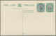 Südafrika - Ganzsachen: 1934, Pictorial Stat. Postcards Springbok ½d. Green/black With Outlined Box - Sonstige & Ohne Zuordnung