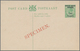 Delcampe - Südwestafrika: 1923/1930 (ca.), POSTAL STATIONERY: Attractive Group With Nine Different Items All Wi - South West Africa (1923-1990)