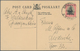 Südwestafrika: 1934 (29.11.?), Unissued South African Stat. Postcard Ship-type 1d. Red/grey With Opt - South West Africa (1923-1990)