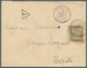 Tahiti: 1908. Unpaid Envelope (vertical Fold, Toned, Opening Faults) Addressed To Papeete With 'T' H - Tahití