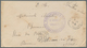 Tahiti: 1919. Stampless Military Mail Envelope (minimal Toned,stains) Cancelled By Papeete Tahiti Da - Tahiti