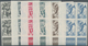 Togo: 1947, Defintives "Views Of Togo", 10c.-25fr., Complete Set Of 18 Values In Imperforate Margina - Togo (1960-...)